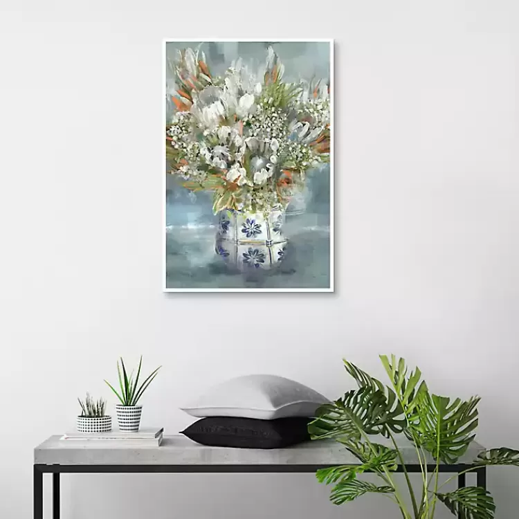 Mediterranean Bouquet I Framed Canvas Art Print>Kirklands Home Outlet