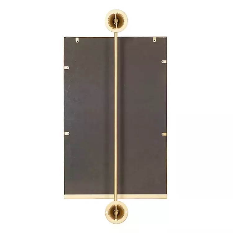 metallic_gold_metal_frame_wall_mirror_6.webp Metallic Metal Frame Wall Mirror>Kirklands Home Clearance