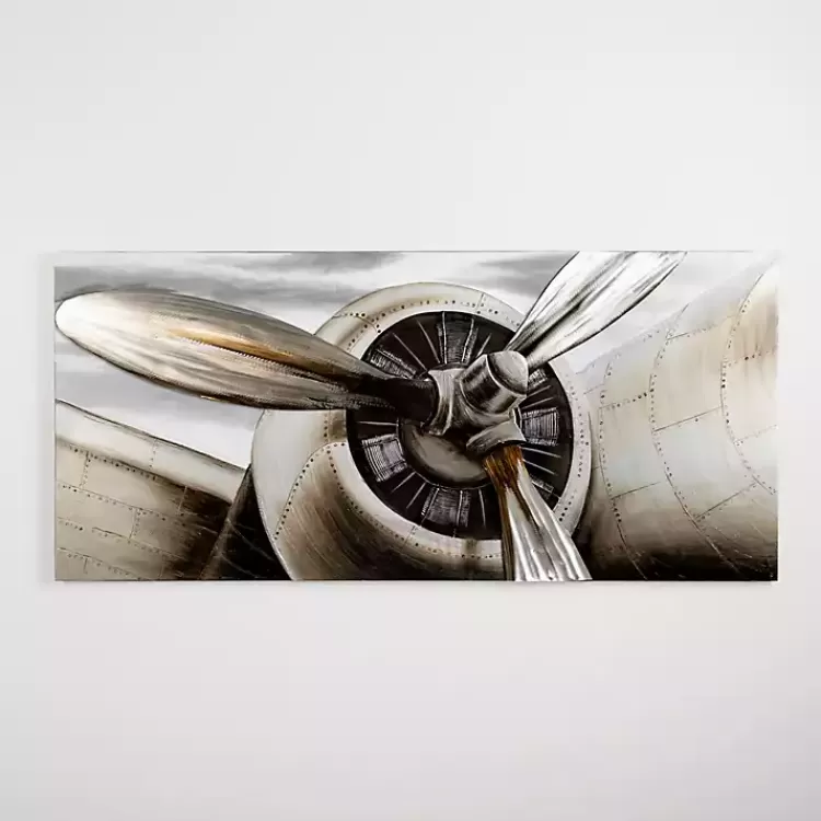 Metallic Propeller Canvas Art Print>Kirklands Home Shop