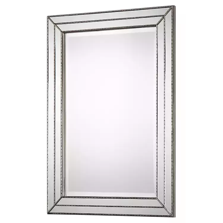 Metallic Grooved Texture Wall Mirror>Kirklands Home Best