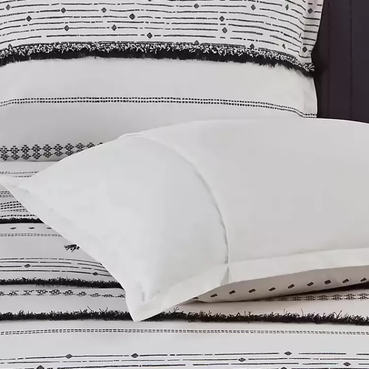 mia_white_striped_pc_king_comforter_set_7.webp Mia White Striped 3-pc. King Comforter Set>Kirklands Home Fashion