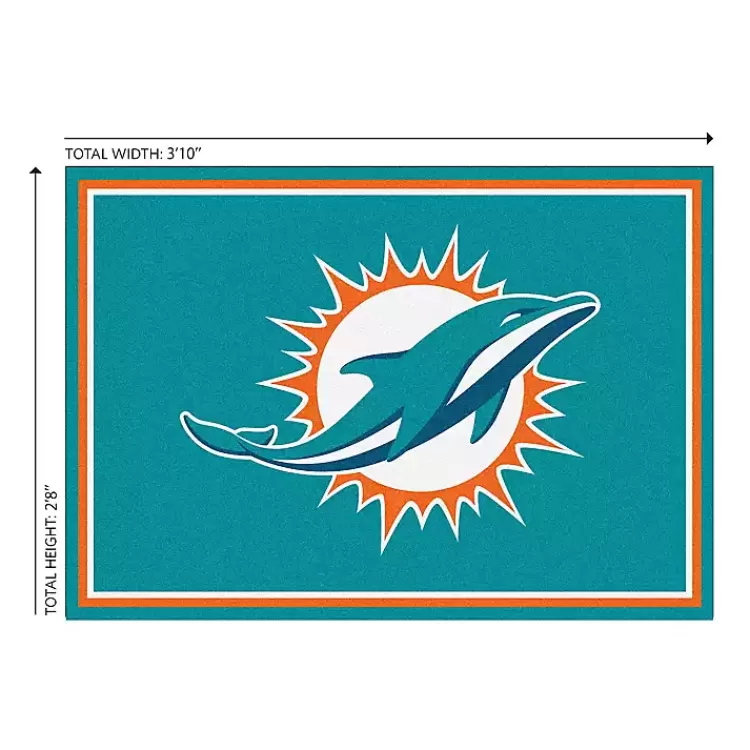 Miami Dolphins Area Rug, 3x4>Kirklands Home Cheap