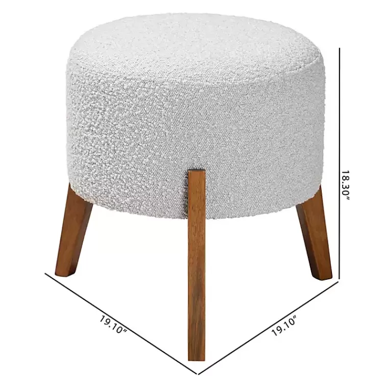 midcentury_modern_gray_boucle_ottoman_7.webp Mid-Century Modern Boucle Ottoman>Kirklands Home Flash Sale
