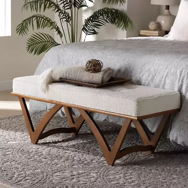midcentury_modern_white_boucle_angled_bench_6.webp Mid-Century Modern Boucle Angled Bench>Kirklands Home Cheap