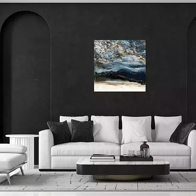 Midnight Wave Canvas Art Print>Kirklands Home Clearance