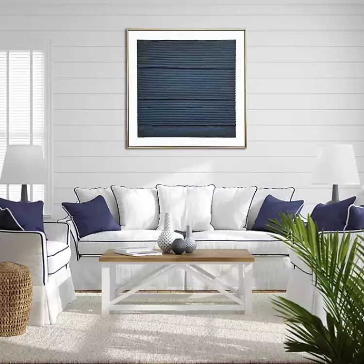 Midnight Waves Framed Canvas Art Print>Kirklands Home Shop