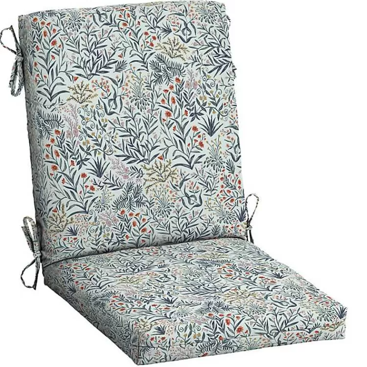 Millennial Leaf Luxe Outdoor Dining Chair Cushion>Kirklands Home Cheap