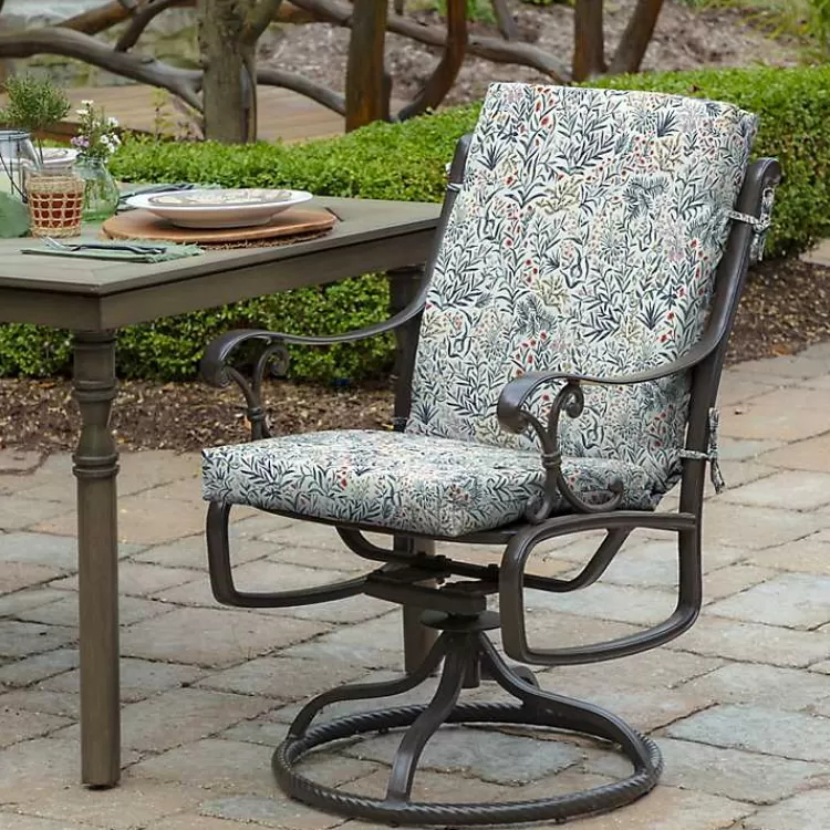 Millennial Leaf Luxe Outdoor Dining Chair Cushion>Kirklands Home Cheap