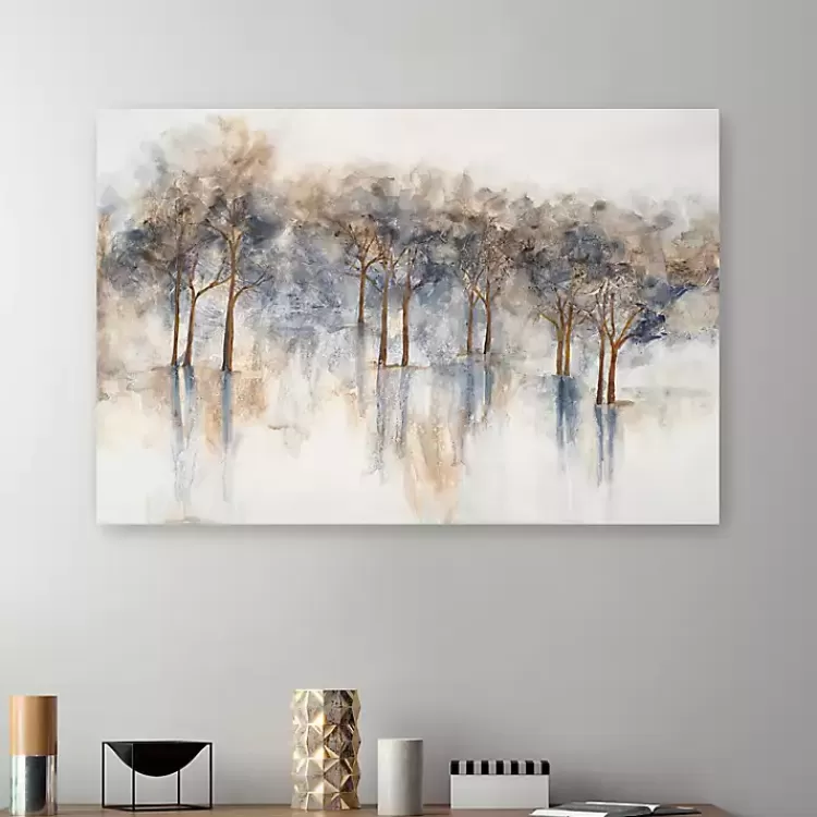 Misty Woods I Abstract Canvas Art Print>Kirklands Home Sale