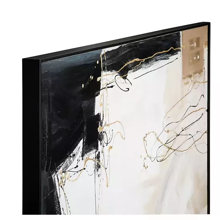 Modern Abstract Framed Canvas Art Print>Kirklands Home Discount