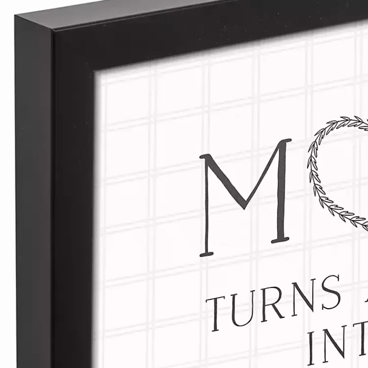 Mom Turns a House into a Home Framed Canvas Print>Kirklands Home Store