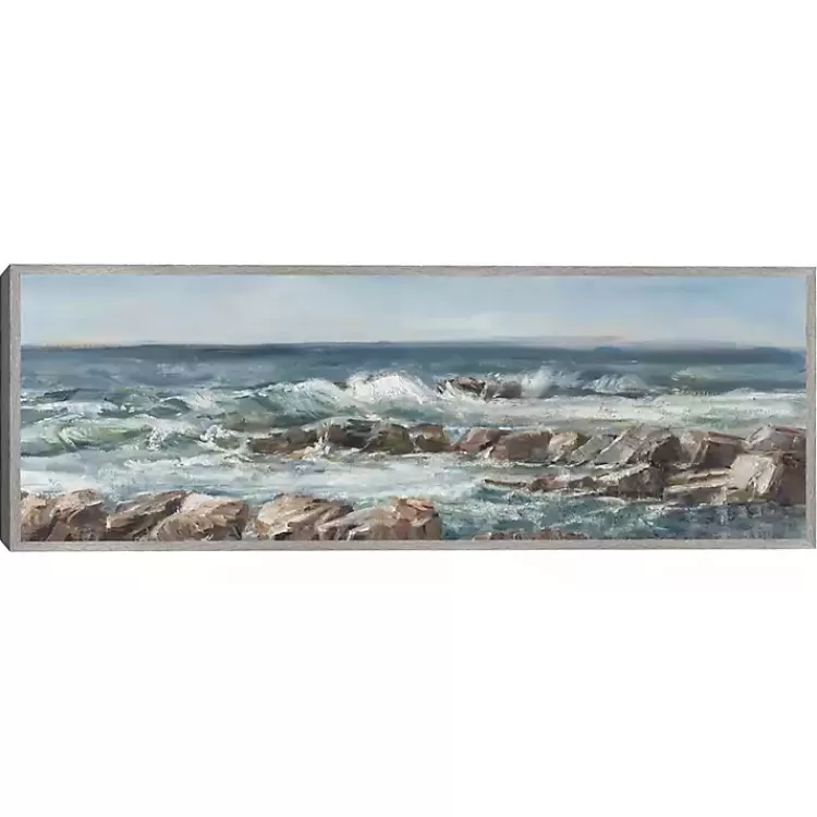 Moody Ocean View Framed Canvas Art Print>Kirklands Home Shop