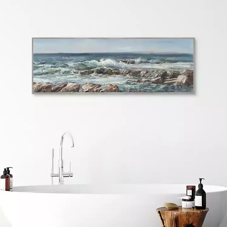 moody_ocean_view_framed_canvas_art_print_3.webp Moody Ocean View Framed Canvas Art Print>Kirklands Home Shop