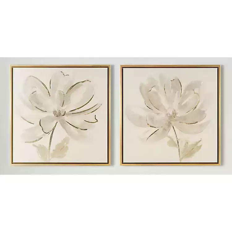 Morning Cheer Framed Canvas Art Prints, Set of 2>Kirklands Home Clearance