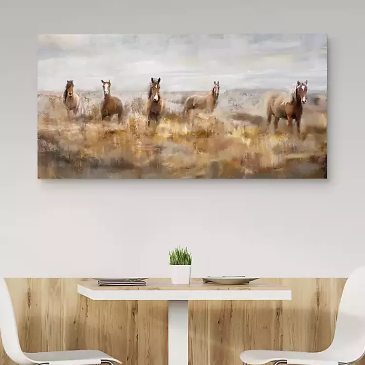 Morning Herd Canvas Art Print>Kirklands Home Store