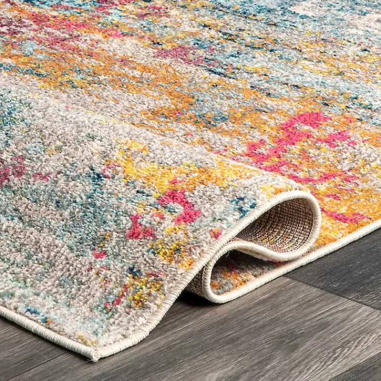 color Abstract Pattern Area Rug, 7x10>Kirklands Home Hot