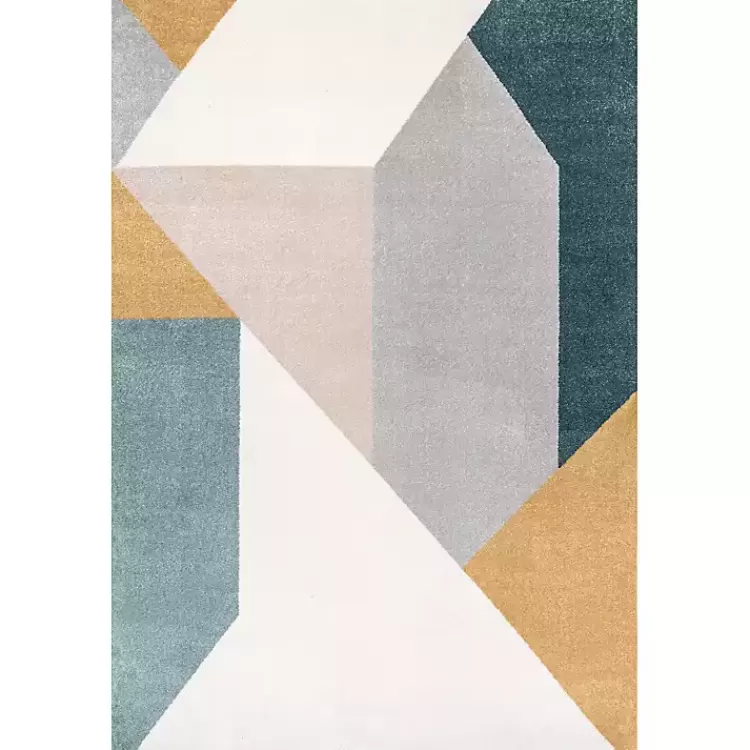 Multicolor Abstract Shapes Area Rug, 8x10>Kirklands Home Fashion