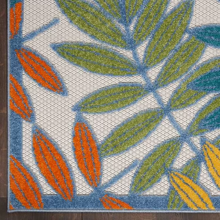 multicolor_botanical_outdoor_area_rug_x_3.webp color Botanical Outdoor Area Rug, 6x9>Kirklands Home New