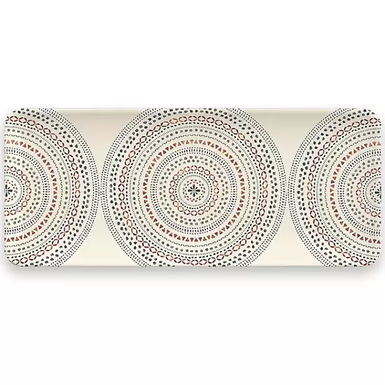 color Rectangular Melamine Malena Platter>Kirklands Home Shop