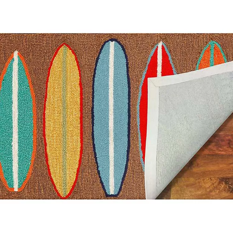 color Surfboard Outdoor Accent Rug, 30x20>Kirklands Home Online