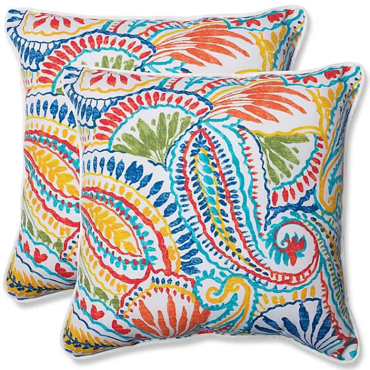 Multicolor Ummi Outdoor Pillows, Set of 2>Kirklands Home Fashion