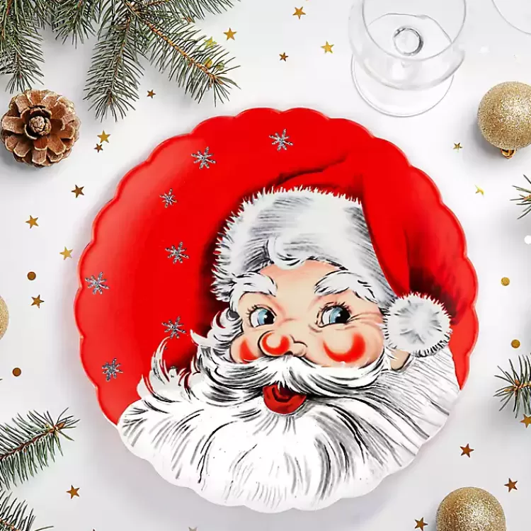 color Vintage Christmas Plates, Set of 4>Kirklands Home Best
