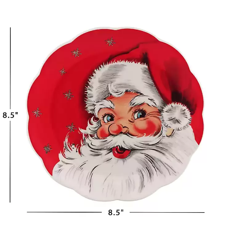 color Vintage Christmas Plates, Set of 4>Kirklands Home Best