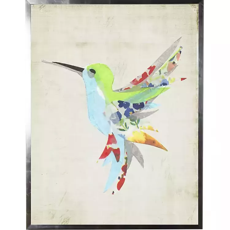color Watercolor Hummingbird Framed Art Print>Kirklands Home Best