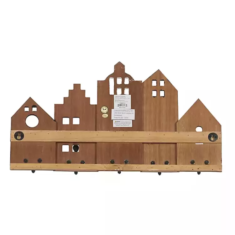 Multicolor Wood Building Wall Hooks>Kirklands Home Online