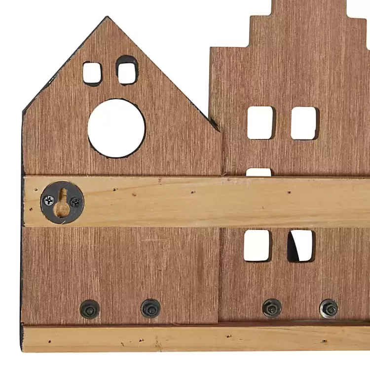 Multicolor Wood Building Wall Hooks>Kirklands Home Online