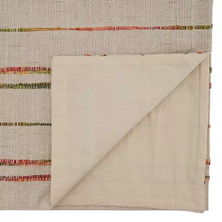 Multicolor Woven Lines Table Runner, 90 in.>Kirklands Home Discount
