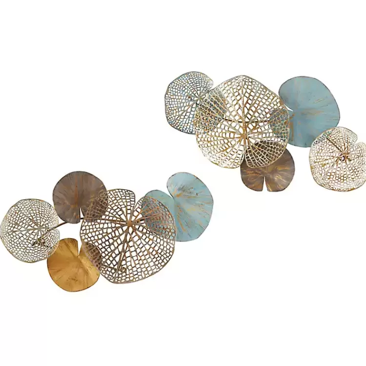 Multicolored Metal Circles Wall Plaques, Set of 2>Kirklands Home Shop
