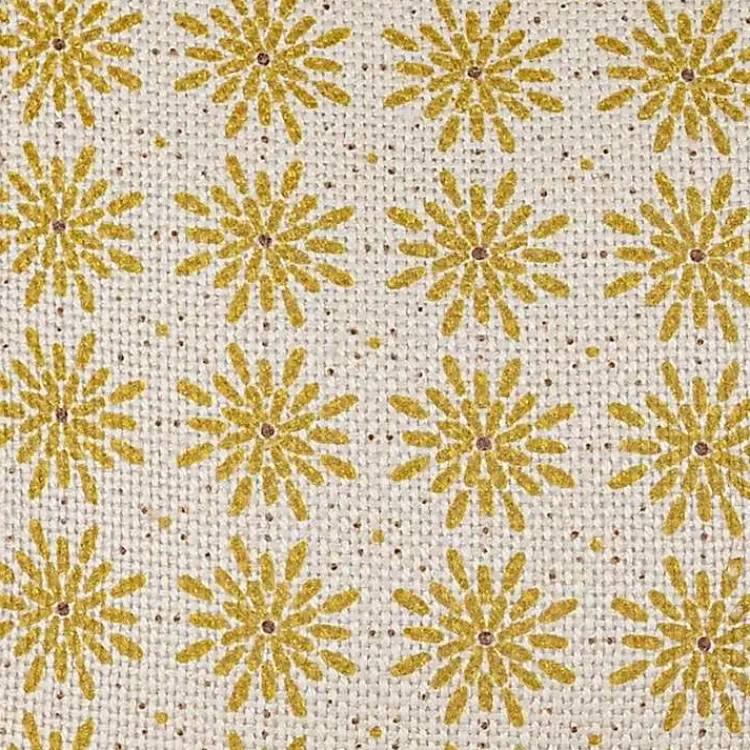 mustard_boho_floral_indooroutdoor_pillow_3.webp Mustard Boho Floral Indoor/Outdoor Pillow>Kirklands Home Flash Sale