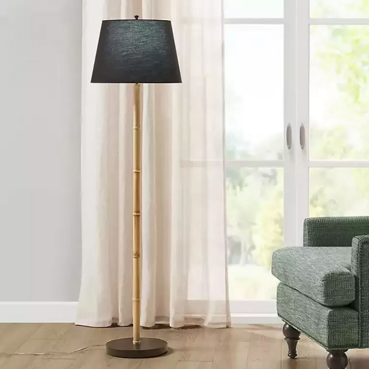 Nassau Bamboo Martha Stewart Floor Lamp>Kirklands Home Flash Sale