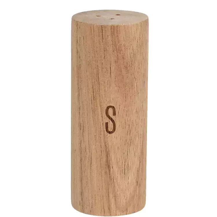 Natural Acacia Wood Salt & Pepper Shakers>Kirklands Home Outlet