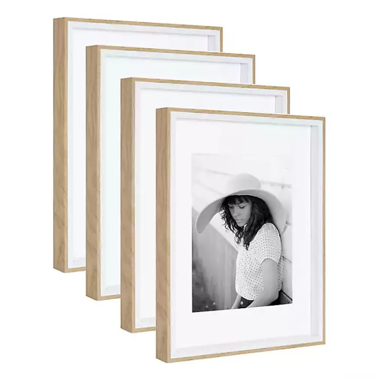 Natural and White 4-pc. Gallery Wall Frame Set>Kirklands Home Flash Sale