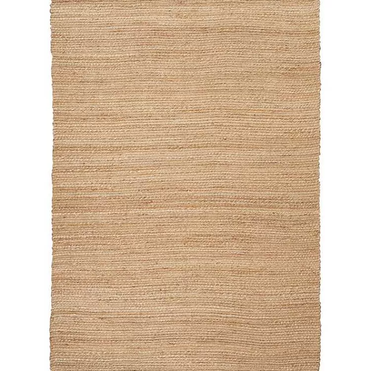 Natural Bleach Jute Reversible Area Rug, 5x7>Kirklands Home Fashion