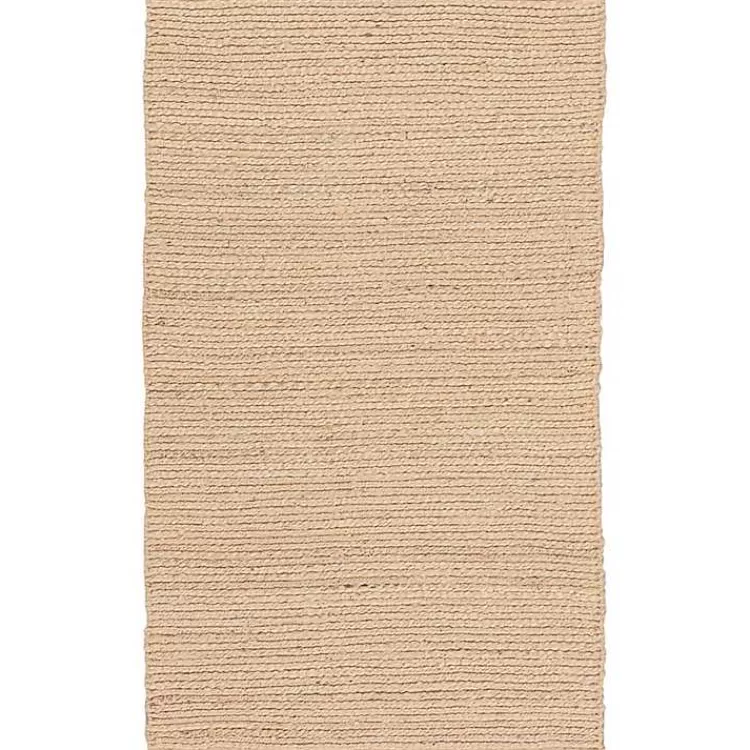 Natural Bleached Jute Area Rug, 3x5>Kirklands Home Hot