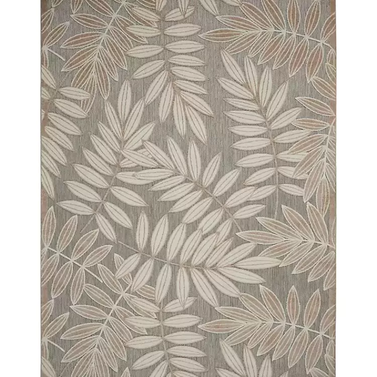 Natural Botanical Outdoor Area Rug, 6x9>Kirklands Home Online
