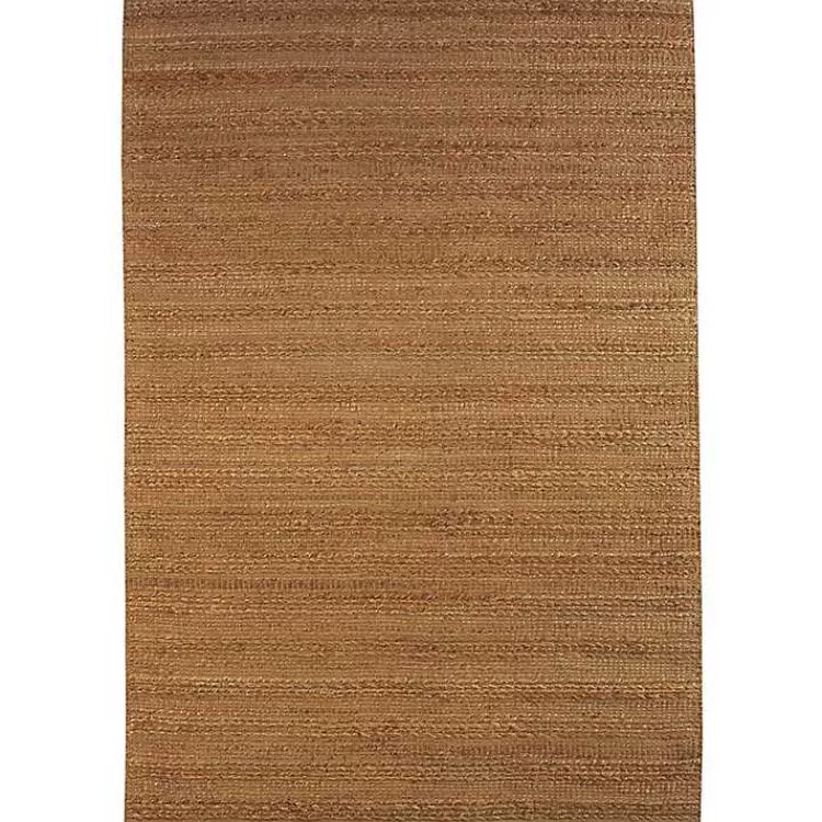 Natural Braided Jute Area Rug, 5x7>Kirklands Home New