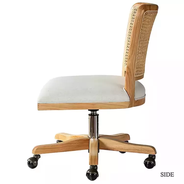 natural_cane_back_linen_office_chair_2.webp Natural Cane Back Linen Office Chair>Kirklands Home Store