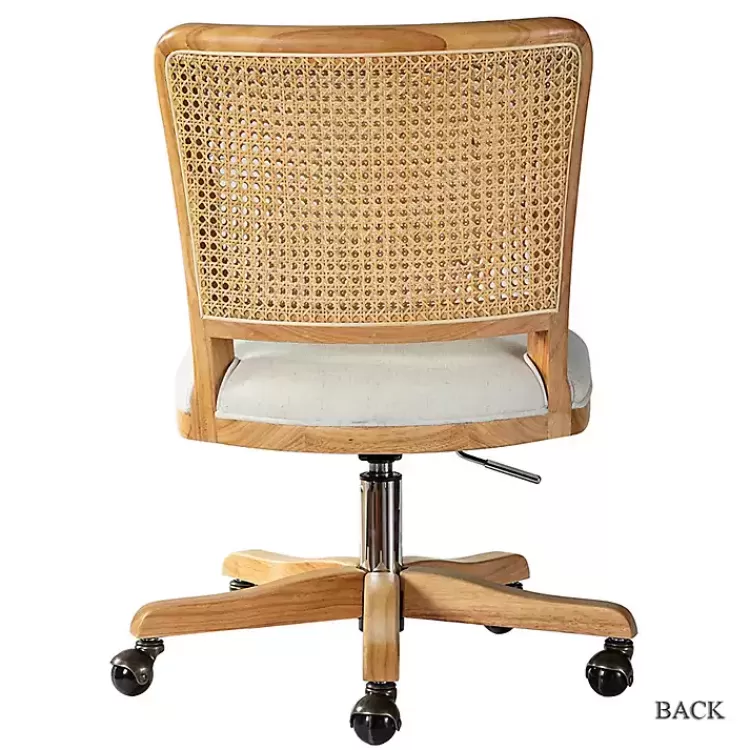 natural_cane_back_linen_office_chair_3.webp Natural Cane Back Linen Office Chair>Kirklands Home Store