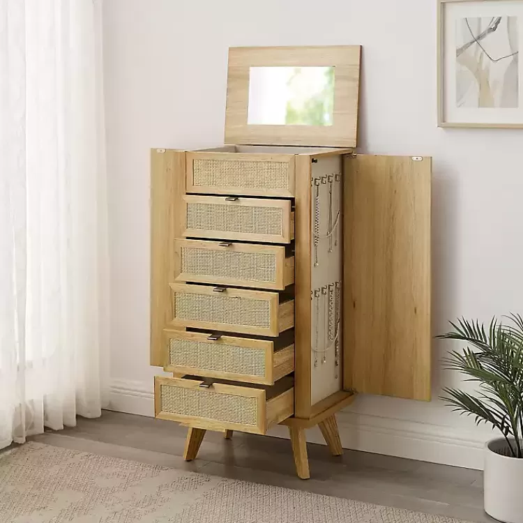 natural_cane_jewelry_armoire_2.webp Natural Cane Jewelry Armoire>Kirklands Home Online