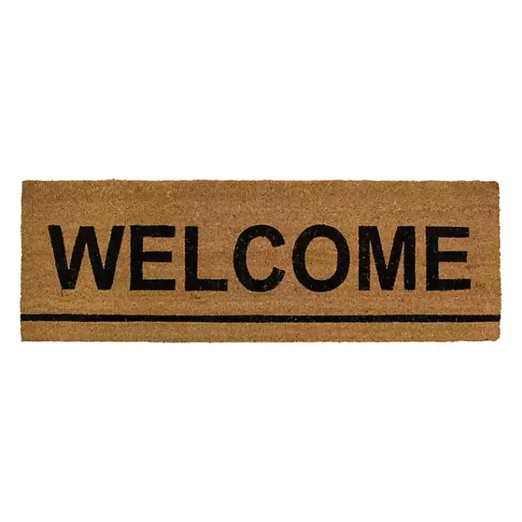 Natural Coir Welcome Doormat>Kirklands Home Sale