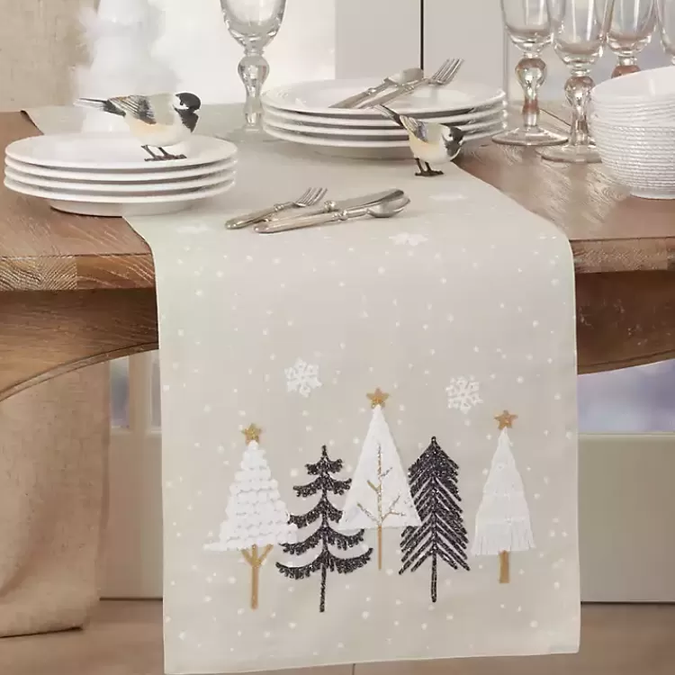 natural_embroidered_christmas_trees_table_runner_3.webp Natural Embroidered Christmas Trees Table Runner>Kirklands Home Fashion