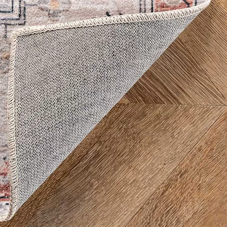 Natural Faded Vintage Washable Area Rug, 4x6>Kirklands Home Hot