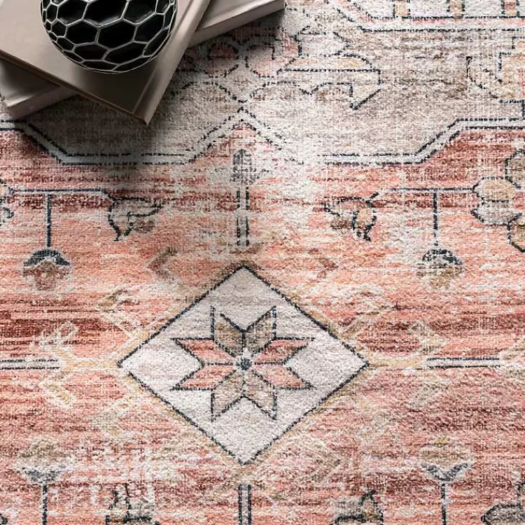 Natural Faded Vintage Washable Runner>Kirklands Home Discount