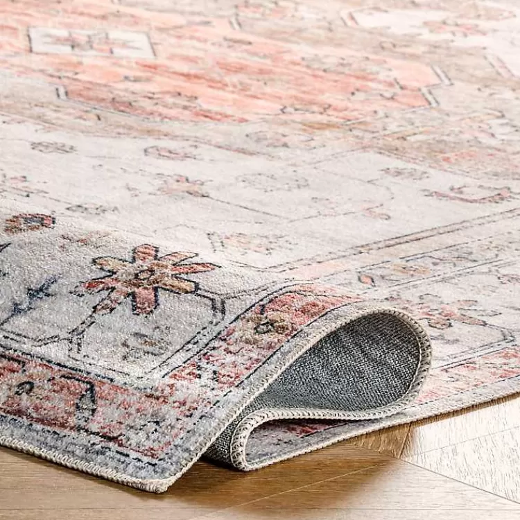 Natural Faded Vintage Washable Runner>Kirklands Home Discount