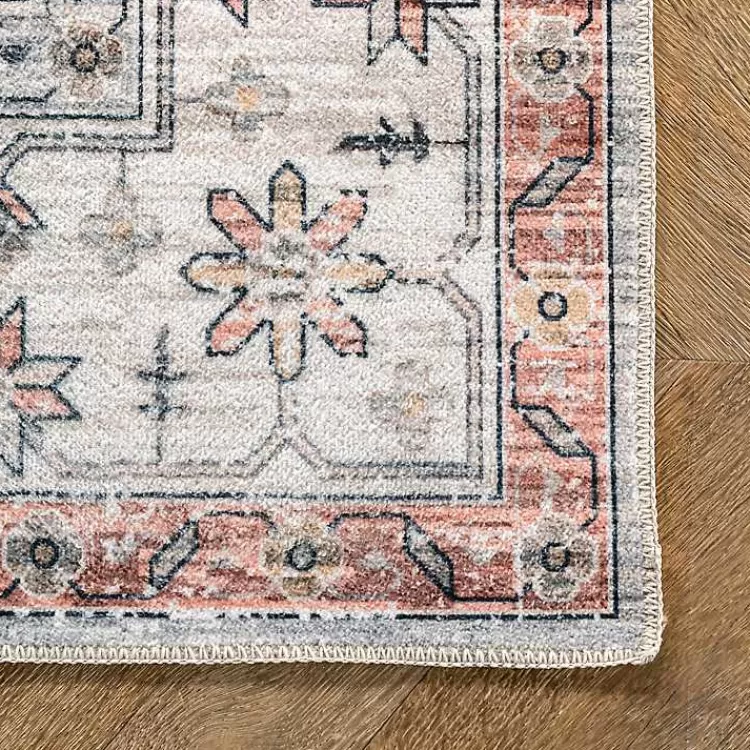 Natural Faded Vintage Washable Runner>Kirklands Home Discount