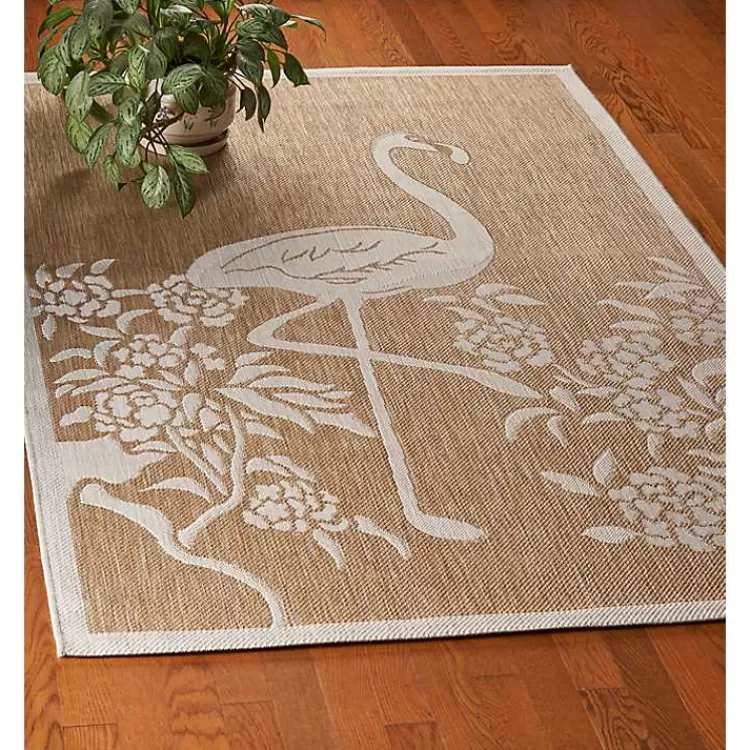natural_flamingo_indooroutdoor_area_rug_x_6.webp Natural Flamingo Indoor/Outdoor Area Rug, 5x7>Kirklands Home Sale